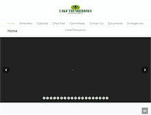 Tablet Screenshot of lakethunderbird.us